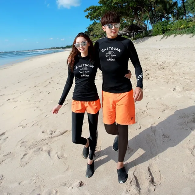 Korean couple diving suit long sleeved trouser male wetsuit serve