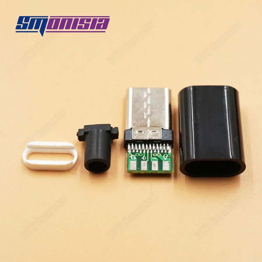 Smonisia 50 шт. высокоскоростной Micro 3.1 USB Type C разъем зарядное устройство для зарядки Разъем порта