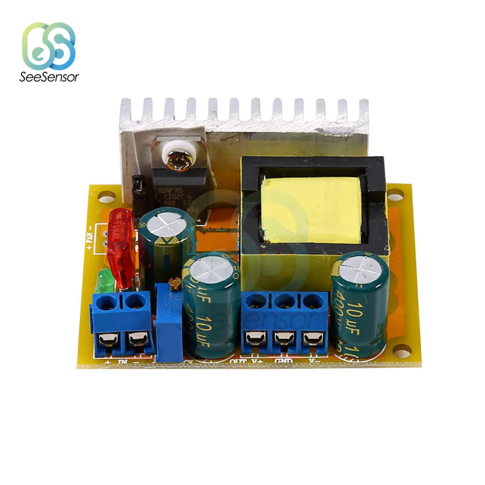 DC 8V 32V to 45V 390V ZVS Повышающий Модуль высокого напряжения плата преобразователя