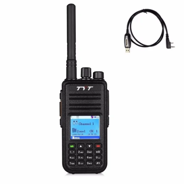 2018 рация ПМР TYT tyrea MD 380 Digital Mobile Radio + гарнитура программа cable accessories UHF 400 480mhz|Рации| |