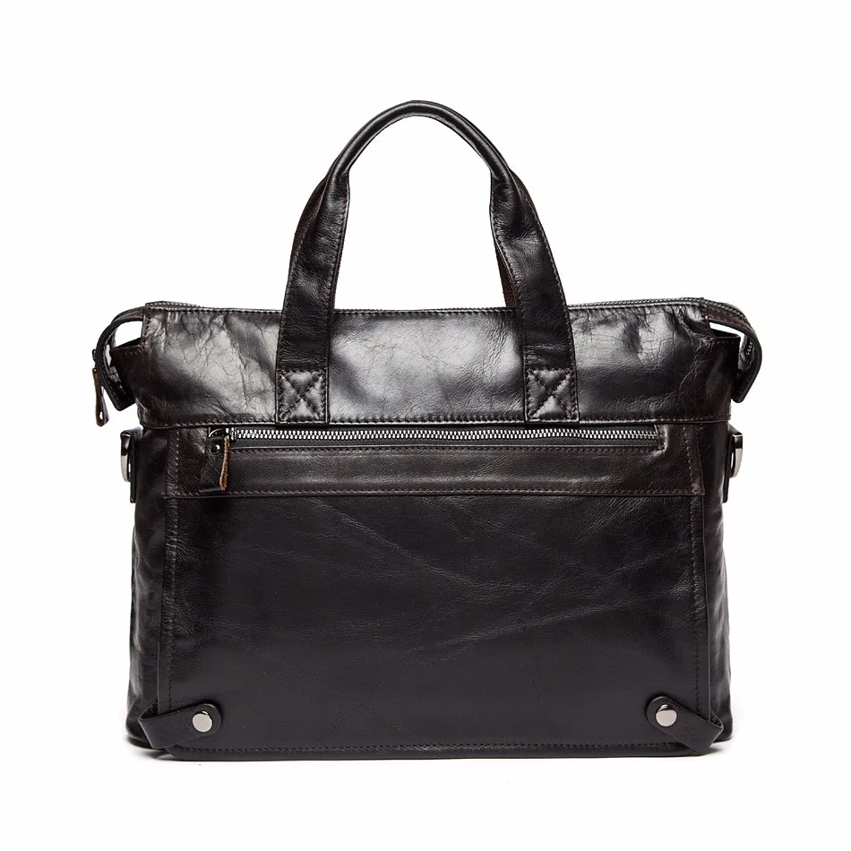 Модный мужской портфель из натуральной кожи, модная простая сумка для ноутбука, дизайнерская, горячая распродажа, сумка на плечо, модная
