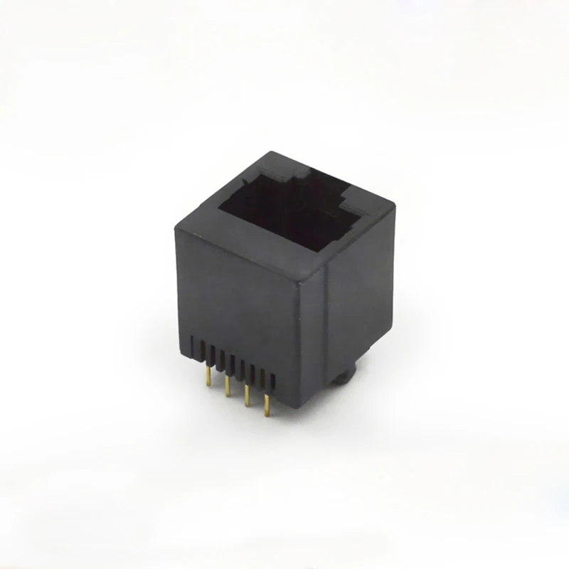 

10pcs RJ45 Connector Network Socket 8P8C Communication PCB Network Interface Vertical Without Ears
