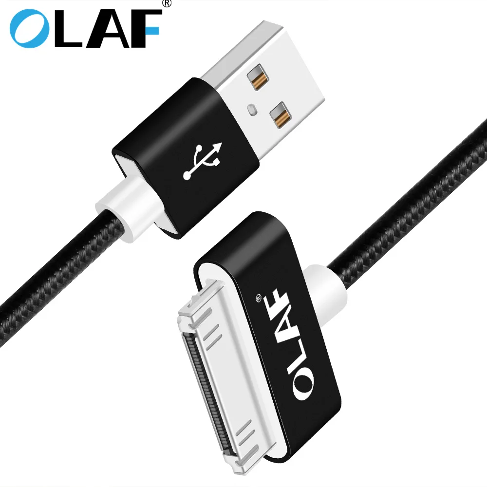 Beste OLAF USB Kabel voor iPhone 4 s 4 s 3GS iPad 2 3 iPod Nano touch Snelle Opladen 30 Pin oorspronkelijke Lading adapter Lader Datakabel