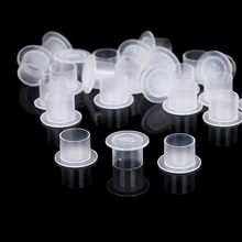 Capuchons D'encre pour Tatouage Auto-Permanent, 1000 pièces, 10x11mm, Transparent, Propre, STC