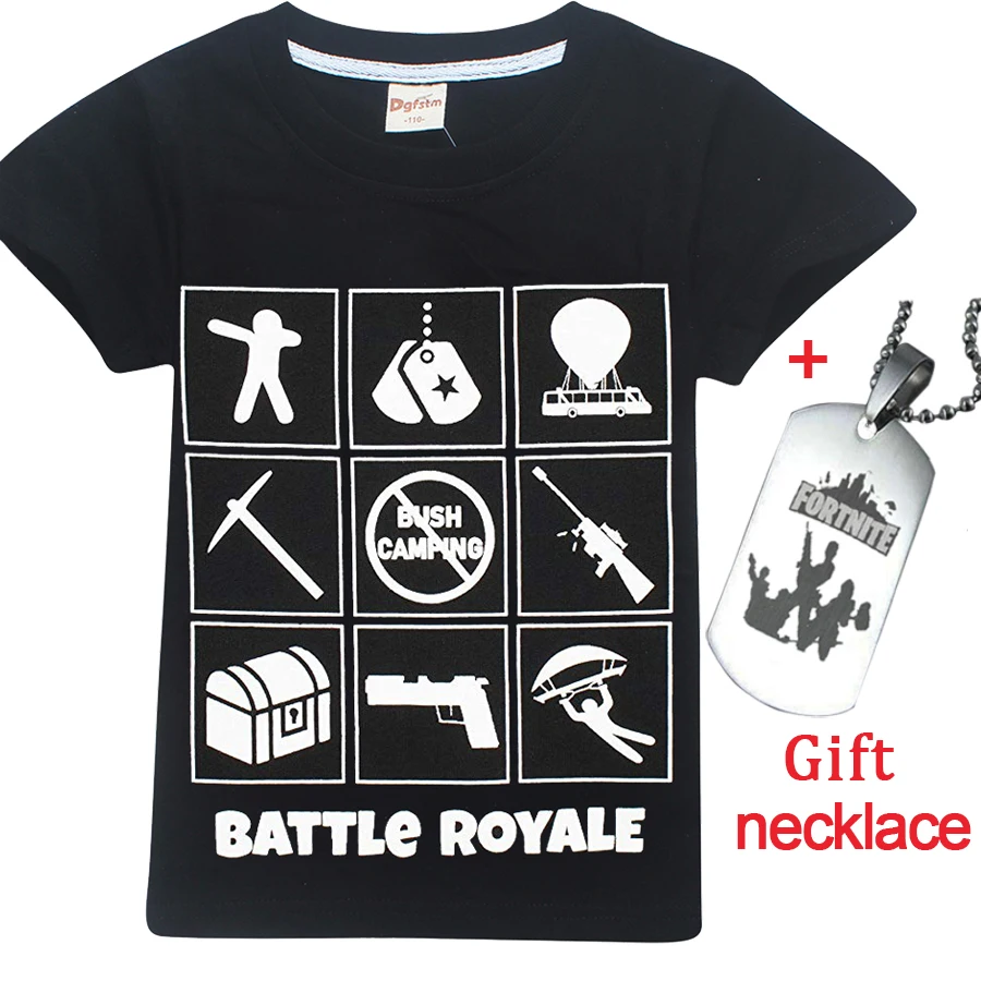 Fornite игровой рубашки детская футболка fnaf/Детские большой одежда для мальчика с