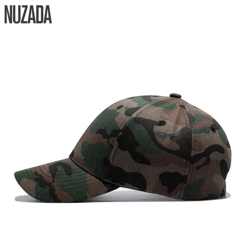 Brand NUZADA Quality Hip Hop Hats Spring Summer Men Women Baseball Cap Camouflage Snapback Bone High-Grade Cotton Sunscreen Caps