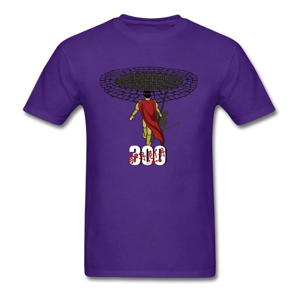 cosie Short Sleeve Tops Shirts Summer Fall 2018 Popular Round Neck All Cotton Tops Shirt Men's Top T-shirts 300Akira Style 300Akira Style purple