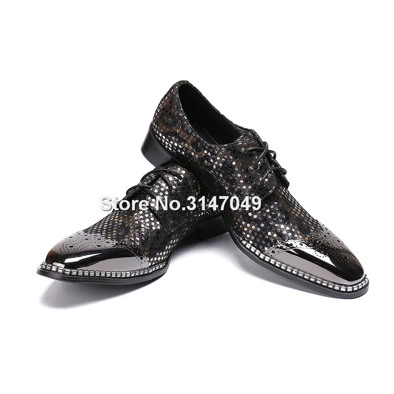 Hommes Homme Vache Designer Okhotcn Bling Strass Oxford Véritable Cuir Robe Chaussures Lacets Daim Mocassin Pour À En g6nq7wB6t