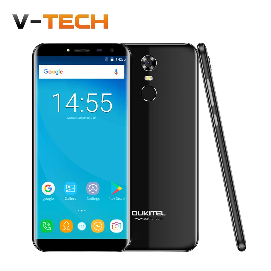 Горячие Oukitel C8 5 &quot18:9 Бесконечность Дисплей Android 7 0 mtk6580a четыре ядра 2G RAM 16G ROM 13MP 3000