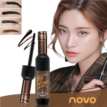 Бровей татуировки макияж глаз шелушиться брови Enhancer красное вино краситель Цвет Натуральный гель для бровей Крем 3 цвета