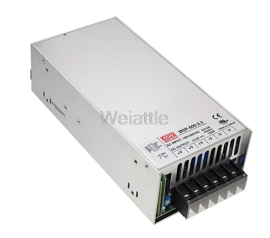 

MEAN WELL original MSP-600-3.3 3.3V 120A meanwell MSP-600 3.3V 396W Single Output Medical Type Power Supply