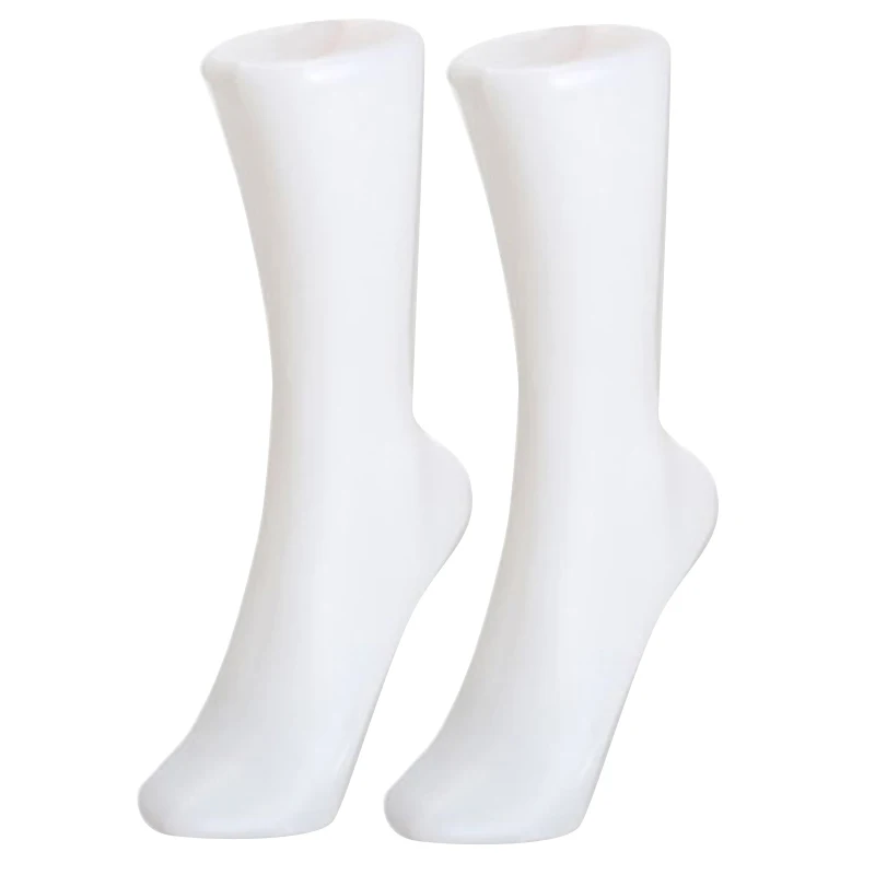 100-Good-2PC-Female-Foot-Mold-mannequin-Sock-Sox-Display-Foot-Molds-Short-Stocking-Mannequin-window