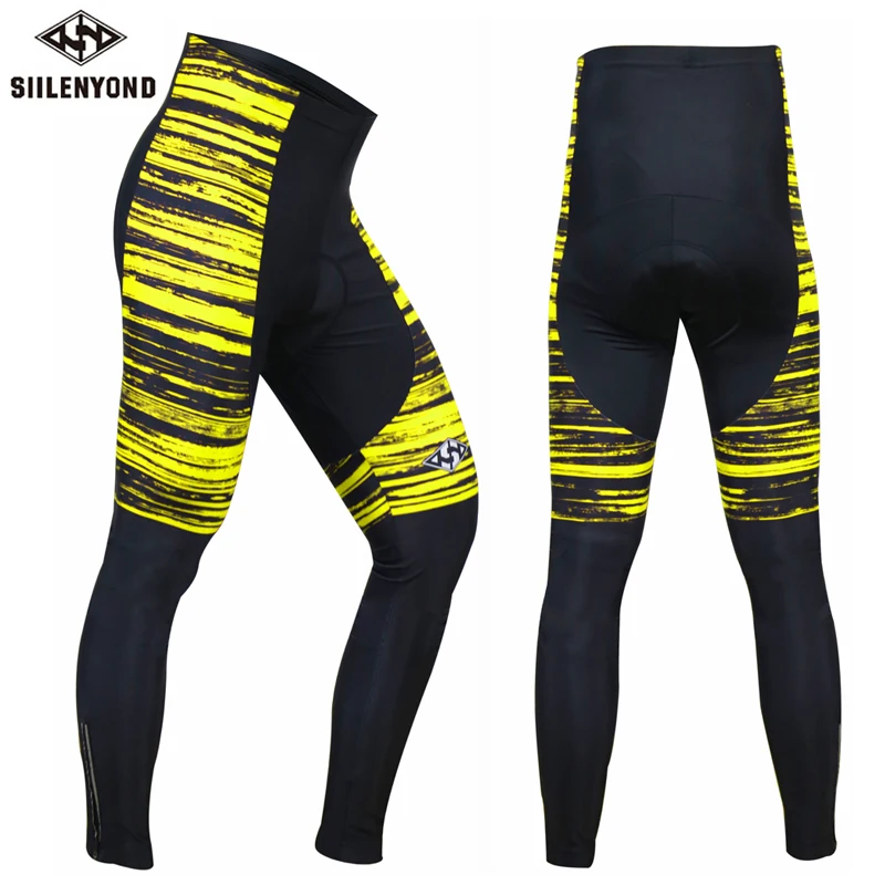 Cycling Pant Siilenyond противоударный Велоспорт брюки Mountain велошорты лайкра MTB велосипед Велоспорт Брюки с Coolmax 3D гель площадку - Цвет: Cycling Pant