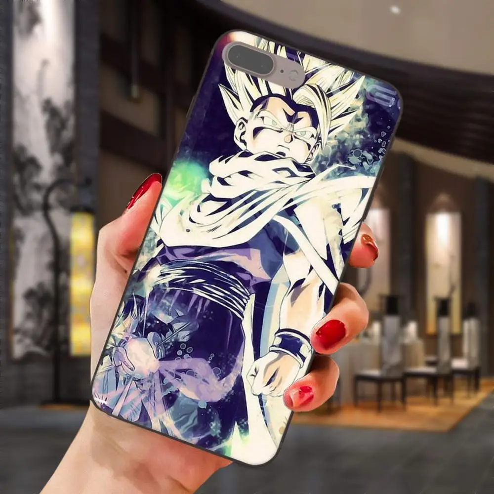 Для Galaxy C5 C7 J1 J2 J3 J330 J5 J6 J7 J730 2017 Ace Core Duo Max Mini Plus Prime Pro Мягкий ТПУ новый стиль Gohan Dragon Ball