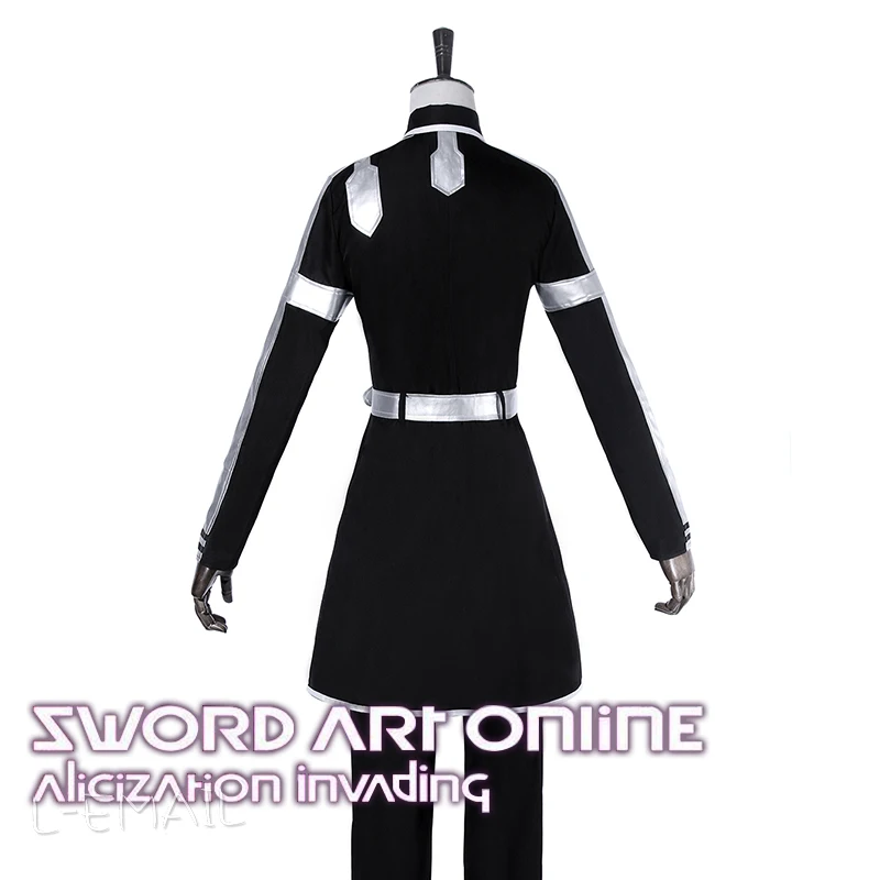 Аниме Sword Art Online Alicization Косплей Костюм Kirigaya Kazuto Kirito& Eugeo наряд для мужчин Хэллоуин Рождественская форма костюм