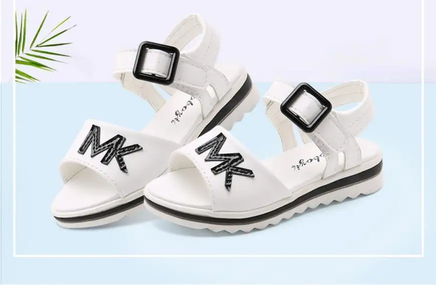 Haochengjiade для девочек Симпатичные мягкие сандалии детские пляжные шлепанцы обувь Летний стиль обувь для детей Девушки Принцесса римские