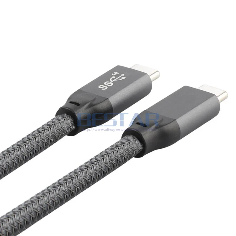 Новинка 2019 двойной USB type C 3 1 Gen2 кабель для быстрой зарядки и передачи данных PD 100 Вт