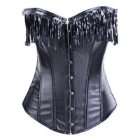 Leather corset corset overbust steampunk corset espartilho corselet plus size espartilhos e corpetes corsetti e bustier korset