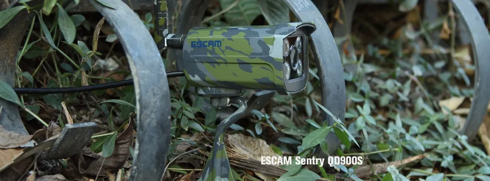 ESCAM Sentry QD900S 2MP full HD Network IR-Bullet Camera DayNight IP66 onvif 2.2 1080p Camouflage wireless waterproof ip camera (25)