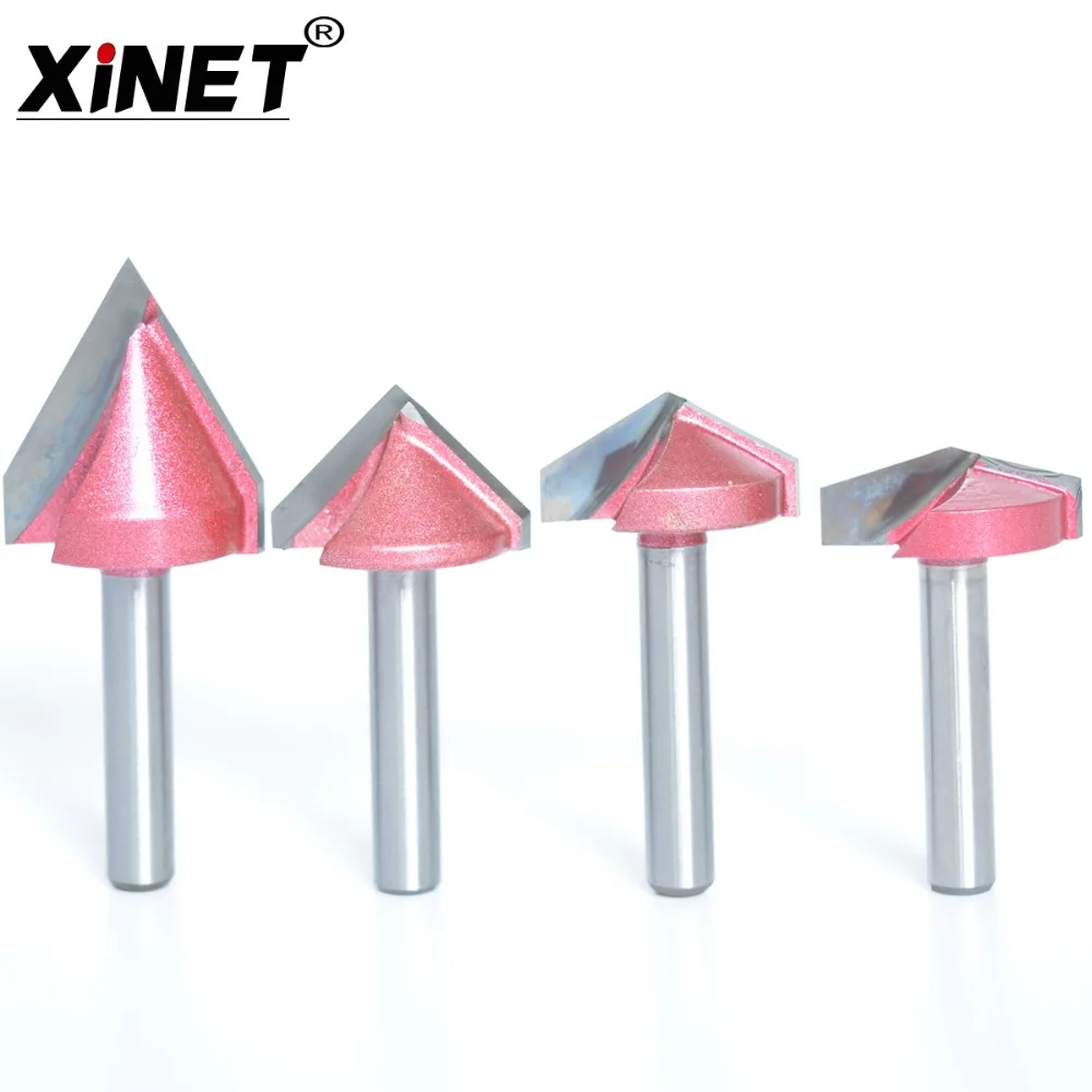  6mm*10-16-22-32mm*60-150degreeCNC carbide end mill3D woodworking insert router bit Tungsten end mil