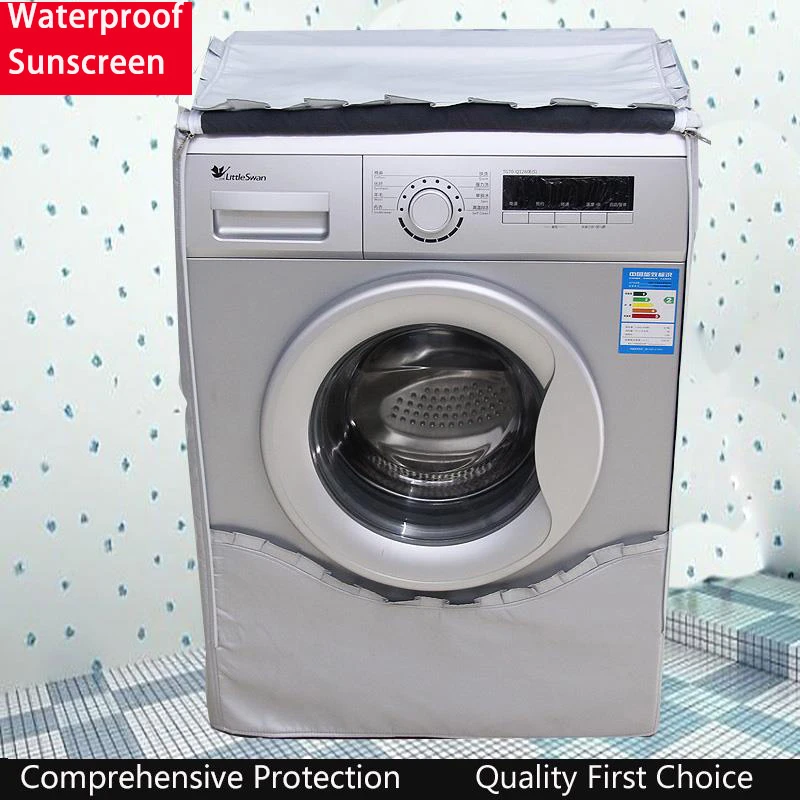Couvercle Etanche Pour Lave Linge Protection Solaire Machine A Laver Seche Linge Revetement En Polyester Et Argent Machine A Tambour Aliexpress