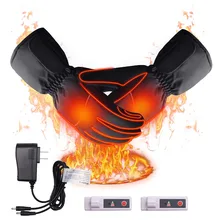 GlobalV перчатки с подогревом на электрической батарее для мужчин и женщин, для активного отдыха, мотоциклетные перчатки для катания на лыжах, пеших прогулок, теплые перчатки с подзарядкой