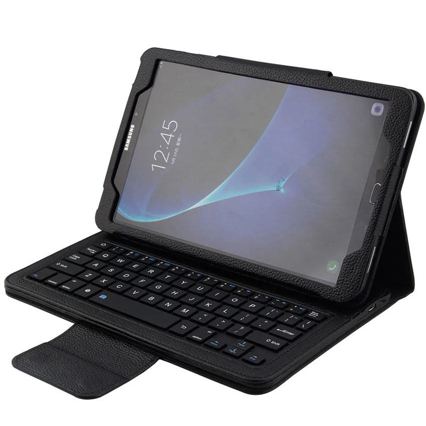 Bezdrátová vyměnitelná klávesnice Bluetooth s pouzdrem na tablety pro iPad 2 3 4 Pouzdro 10,1 palce PU kožené ruské pouzdro na klávesnici