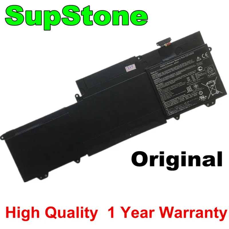 

SupStone 48wh Genuine Original C23-UX32 Battery For ASUS VivoBook U38N UX32 UX32VD UX32A Zenbook battery laptop Akku free ship