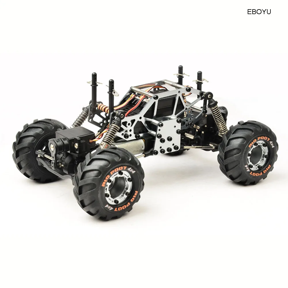 EBOYU 2098B 1:24 2,4 GHz 4WD 4WS Devastator Rock RC Crawler RTR с двойным сервоприводом внедорожный Радиоуправляемый автомобиль RTR-случайный цвет