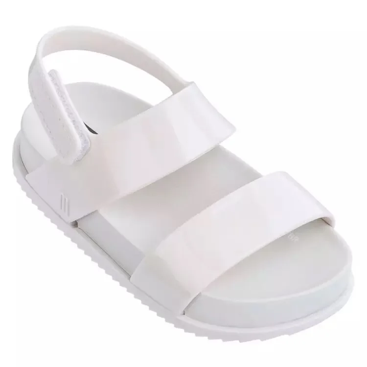 Белый Mini Melissa/Детские сандалии; Новинка года; оригинальные прозрачные сандалии для девочек; детские сандалии для мальчиков; детская пляжная обувь; нескользящая обувь для малышей - Цвет: Белый