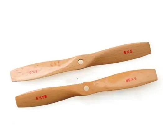

High Quality 5050 5050R Solid Wood Propeller 5x5 5inch for Quadcopter QAV250 250