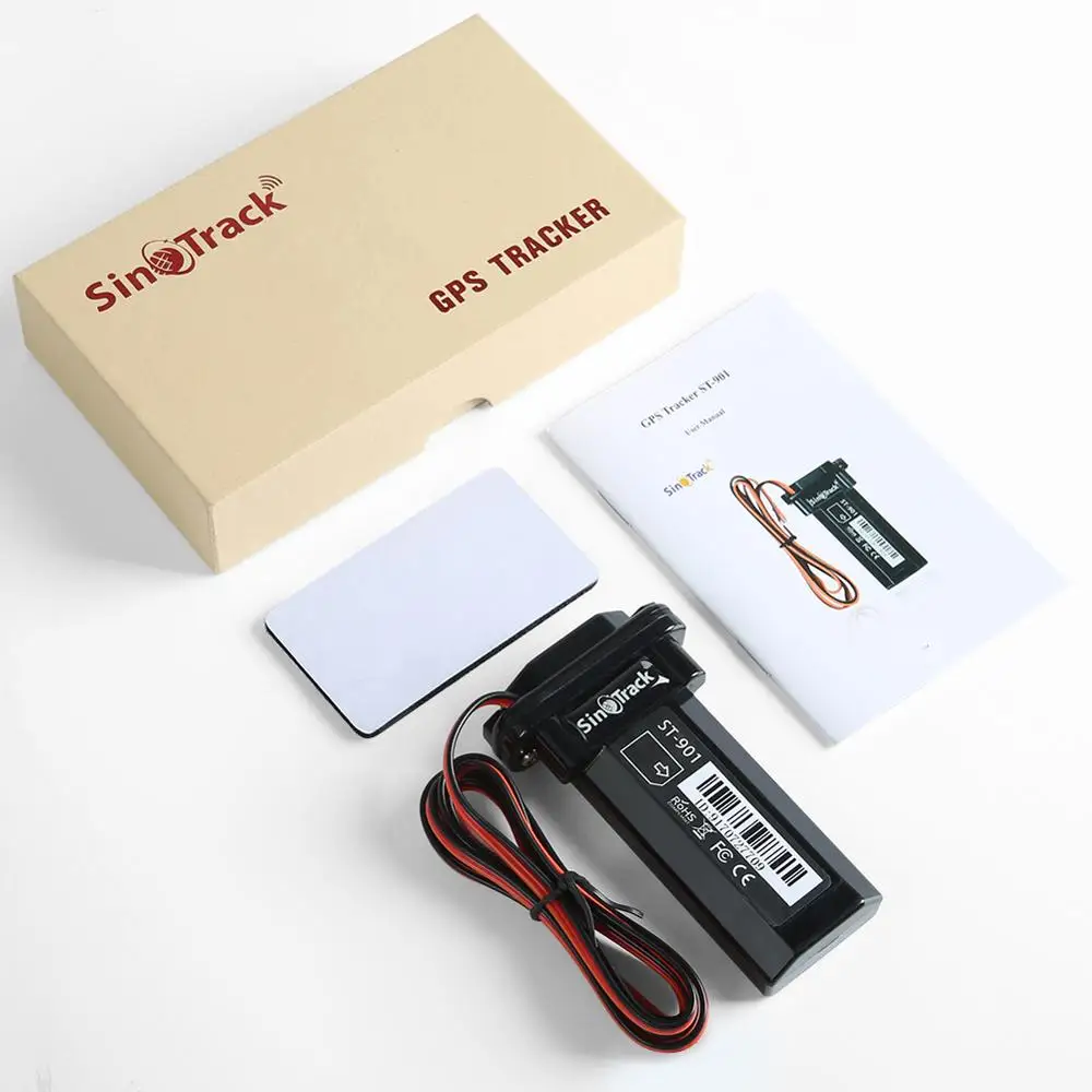 SinoTrack ST-901 3G GPS Tracker for Vehicles,Anti Lost Alarm Locator Mini Real-Time Location Vehicle Device,Waterproof Car Motorcycle GPS Tracking Device for Truck Taxi,Support Free Platform Lifetime