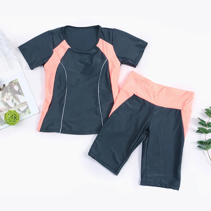 

2019 New Summer Version of The Split Swimsuit Ladies Swimwear Trousers Was Thin Conservative Swimsuit Womens Swim Wear