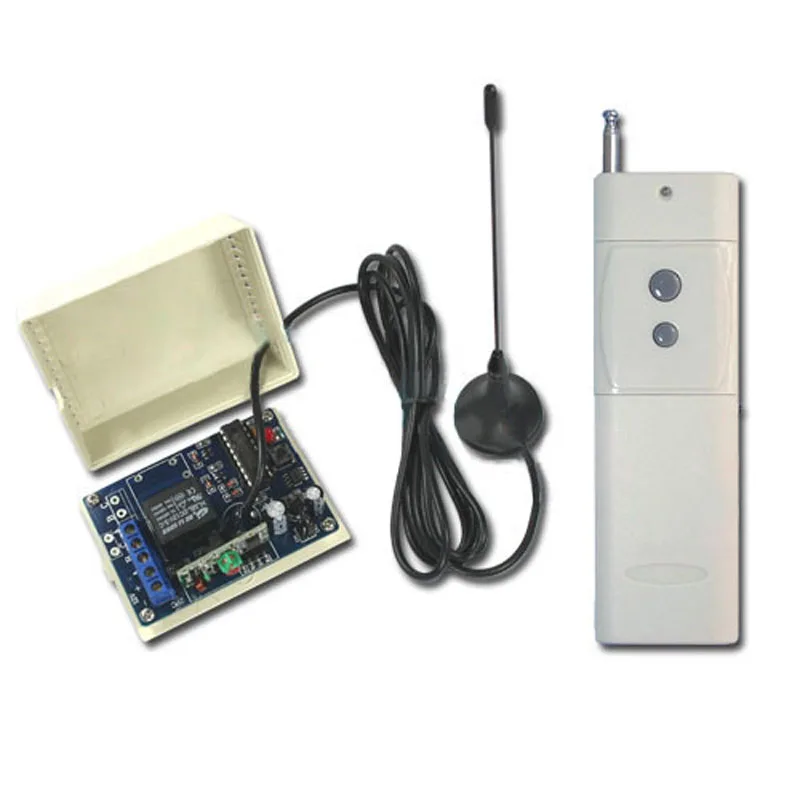 

3000M DC12V 10A 1CH 315/433MHz RF Wireless Remote Control Power Switch Radio Controller Transmitter Receiver With Antenna