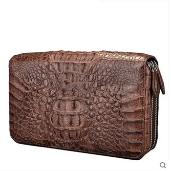 

jialante new crocodile leather menc lutch bag men's crocodile leather hand grab bag of large volume business men clutch bag