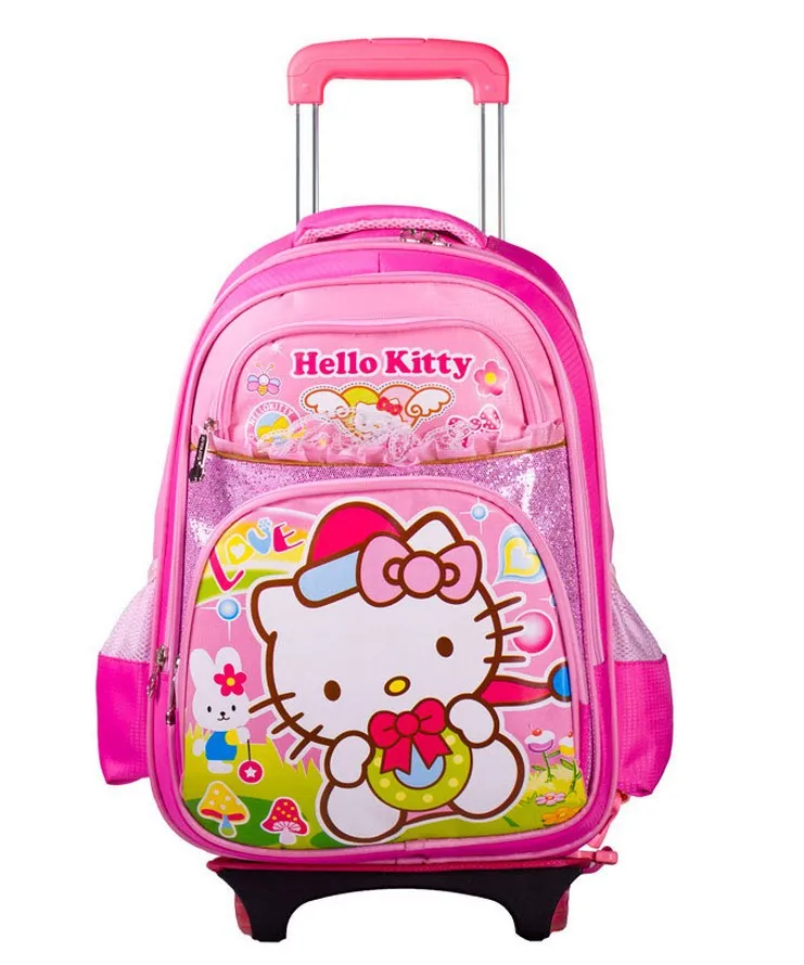Fast Shipping hello kitty kids school bag for girls hello kitty child