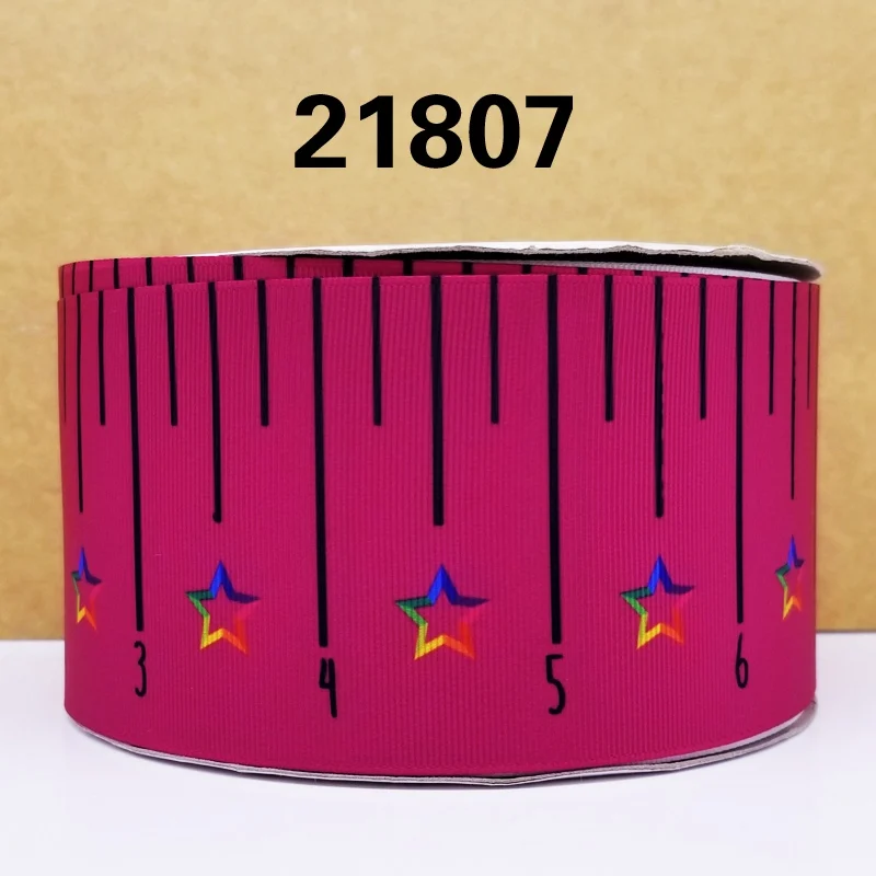 Бесплатная доставка 50 ярдов обратно в школу печатных grosgrain ленты 15580|Ленты| |