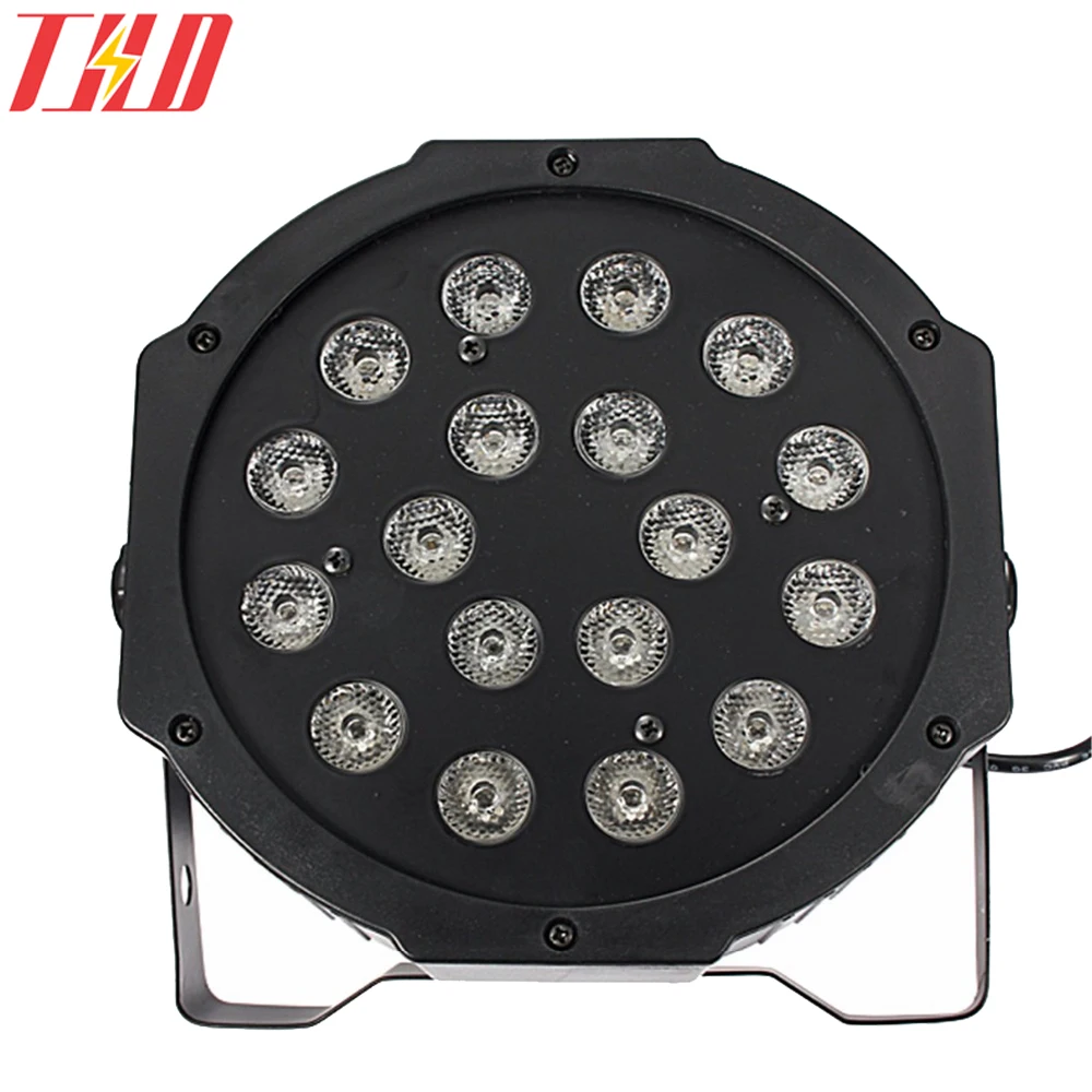 Быстрая доставка THD Освещение 18 rgb мини пар Телевизор с номинальной DMX Сценическое