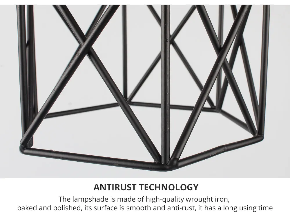 Абажур, потолочный светильник, абажур, лофт, металлическая клетка, лампа, зажим, кованое железо, украшение для дома, подвесной светильник, чехлы