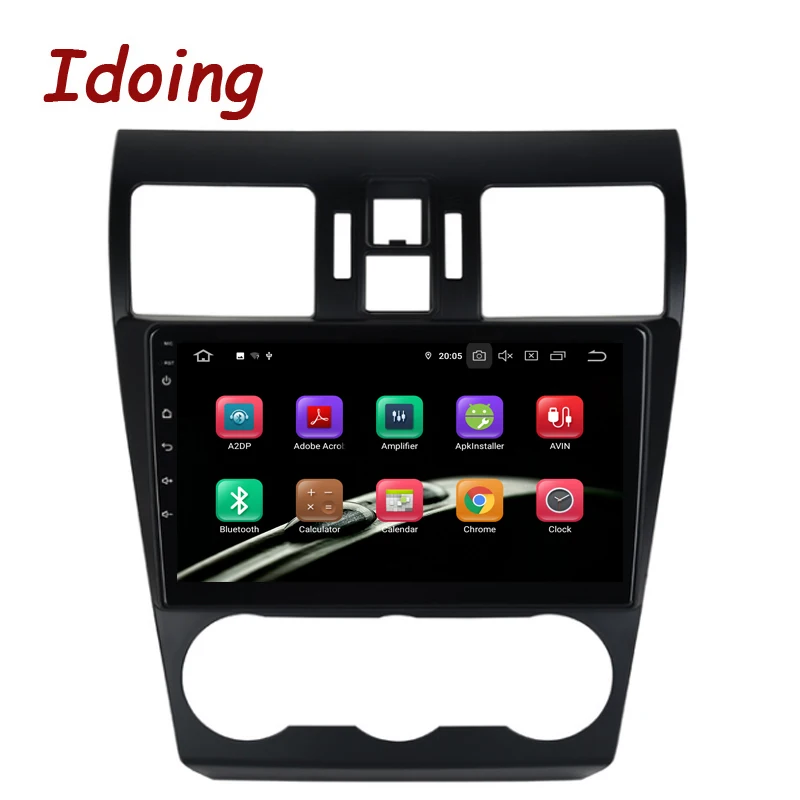Idoing " 2.5D ips автомобильный Android9.0 радио мультимедийный плеер для Subaru WRX 2013- PX5 4G+ 64G восьмиядерный gps навигация TDA7850