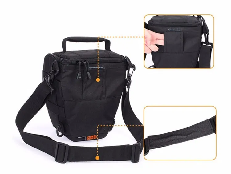 Быстрая Lowepro Toploader Zoom 50 AW Высококачественная цифровая зеркальная камера сумка на плечо с водонепроницаемым чехлом