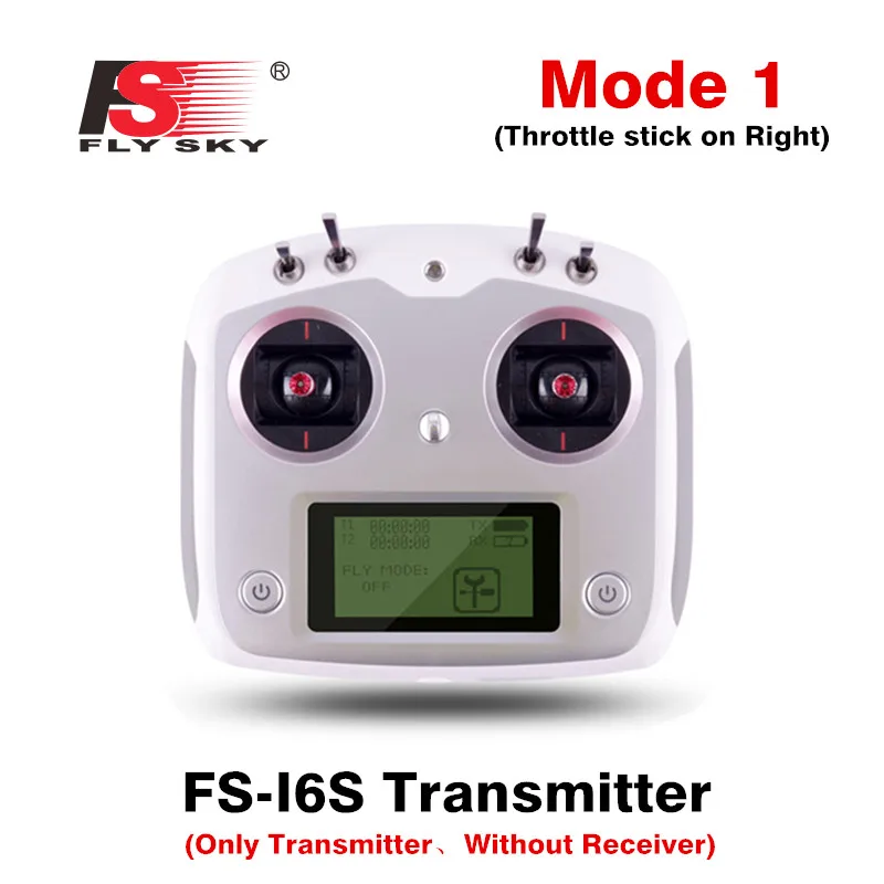 FS-I6S FS I6S Flysky 10CH 2,4G RC передатчик для квадрокоптера контроллер набор w/приемник FS-iA6B или FS-IA10B - Цвет: Only FS-I6S R