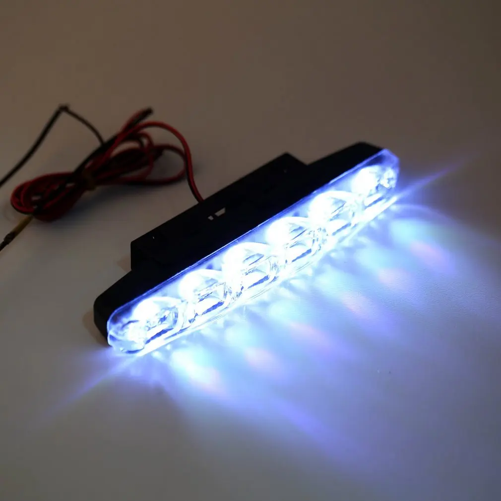 

2Pcs 6 LED Lights Super Bright DRL Daytime Running Driving Lights Fog Lamps