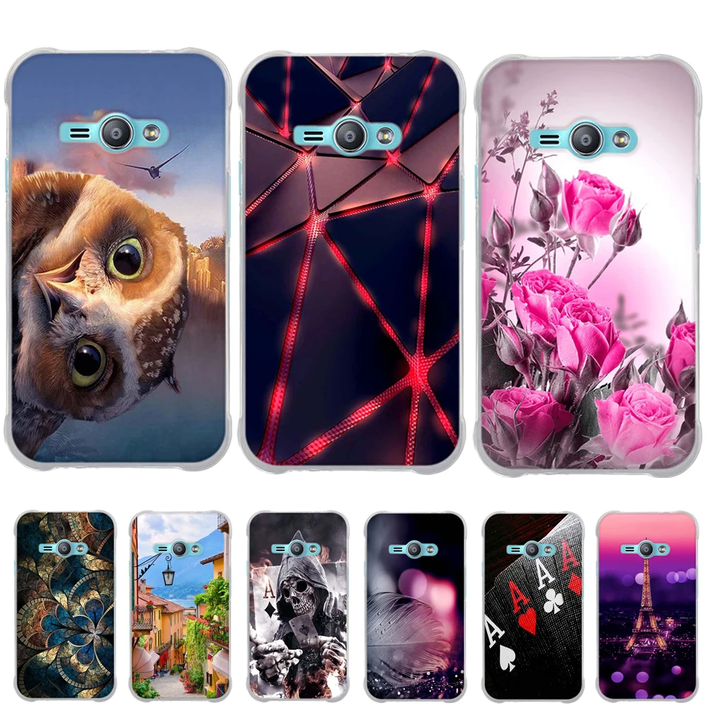 Мягкий чехол из ТПУ для Samsung Galaxy J1 Ace телефона задняя крышка Coque Funda J110 J110F J110h J1ACE