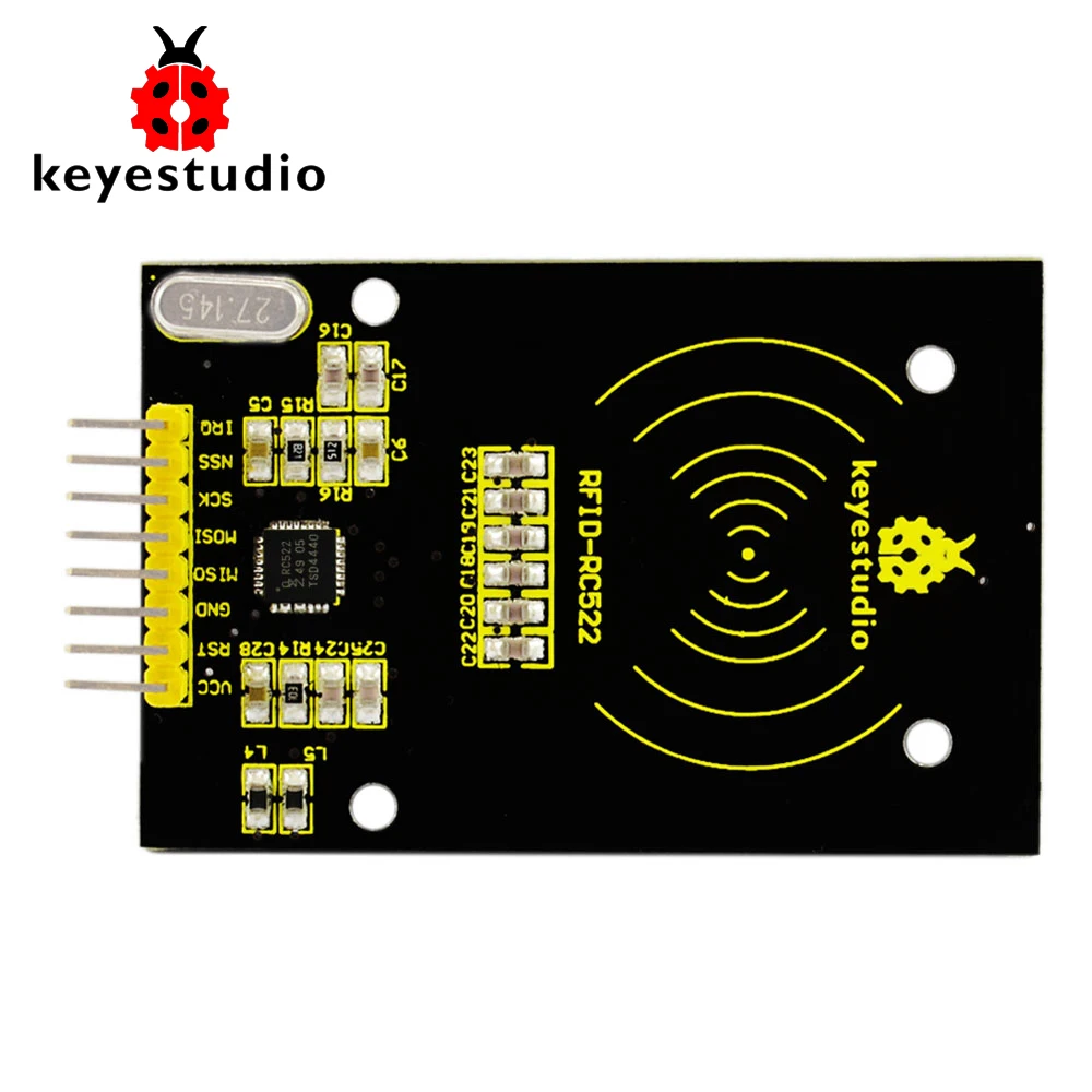 Spedizione Gratuita! Keyestudio Rc522 Rfid (Chip Originale) Modulo Per Arduino Uno R3