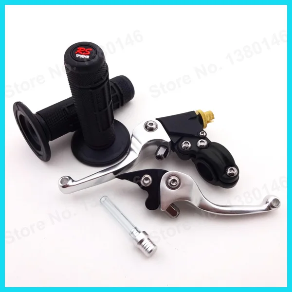 Ручка рукоятки+ складной тормозной Рычаги сцепления для мотоциклов+ майка Кепки Клапан Vent Сапун шланг Пит Байк мотоцикл мотокросс