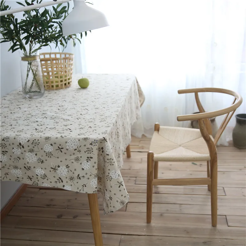 

Chicity American rural style Tablecloth Printed Dandelion Table cover Rectangular For Home Party Wedding Decoration Customized