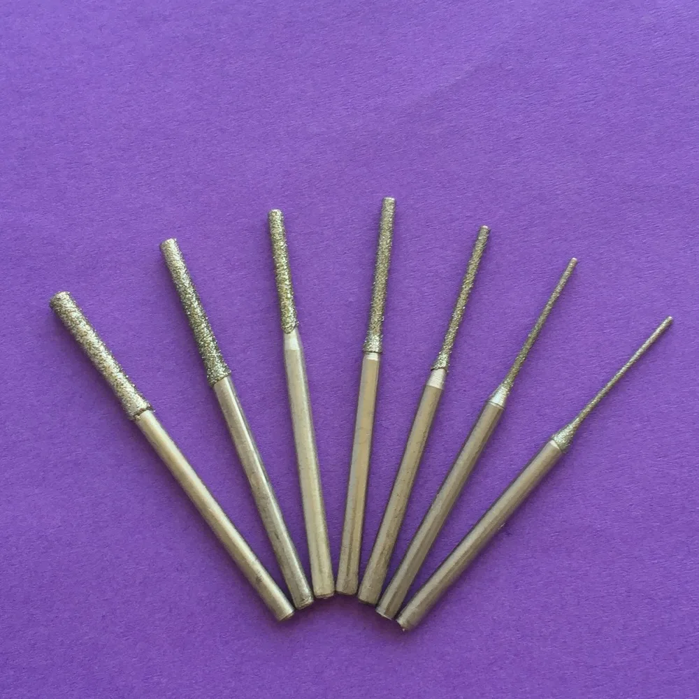 7pcs K299Y 0.8-2.5mm Jade Crystal Punching Needle Grade Punching Needle DIY Tools