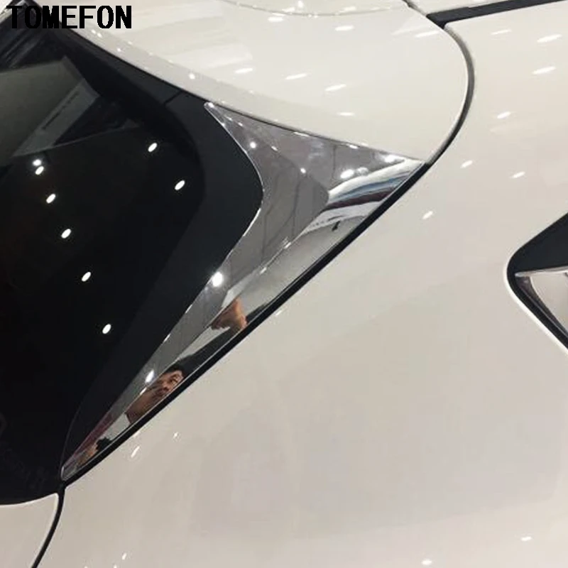 TOMEFON 2 шт. для Mazda CX 5 CX5 2017 2018 ABS задняя треугольная оконная крышка стикер отделка