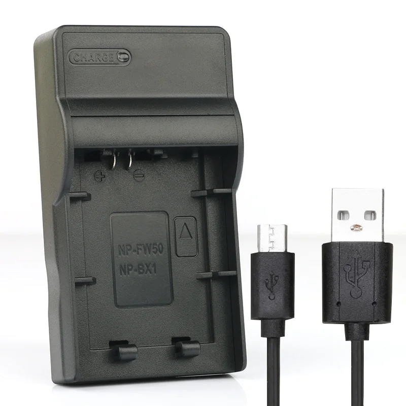 LANFULANG NP FW50 NP FW50 Digital Camera Battery Charger Set for Sony